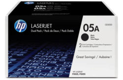 HP 05A 2-pack Black LaserJet Toner Cartridges (CE505D)